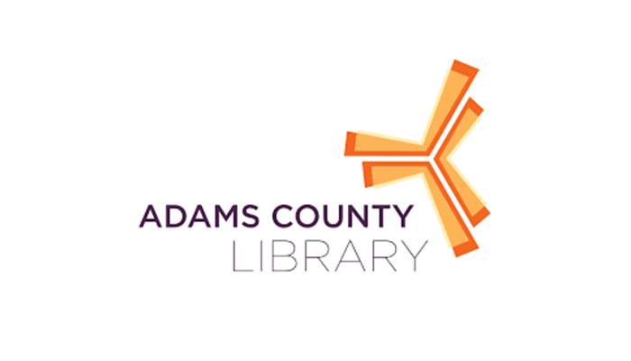Adams County library logo