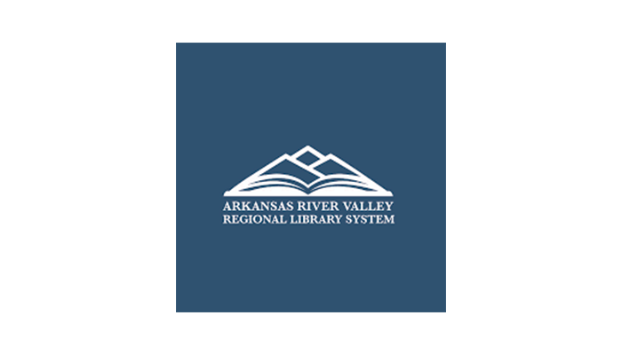 Arkanas river valley library logo