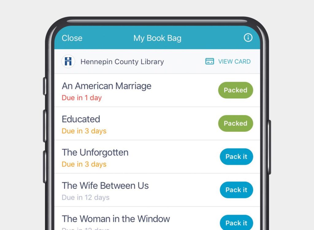 Lainaaminen mobiilisovelluksella 4 Book due date reminders on the cloudLibrary app