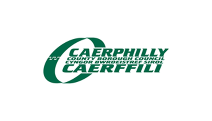 The Bargoed Library 1 Caerphilly County Borough Council logo