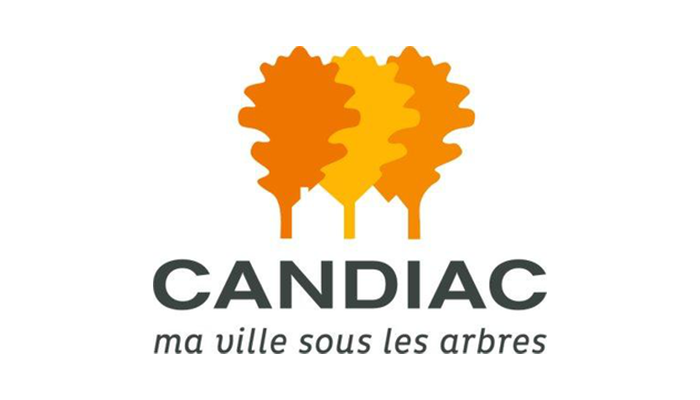 Candiac library logo