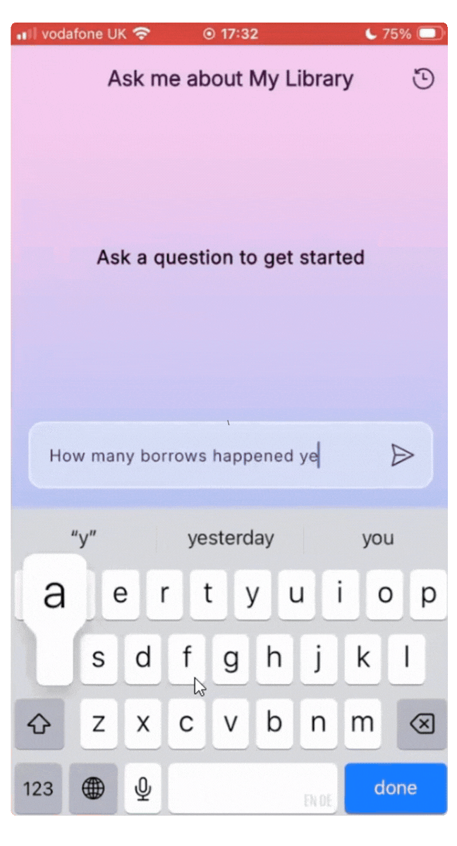 libraryConnect LINK mobile app demo showing device health, alerts and troubleshooting