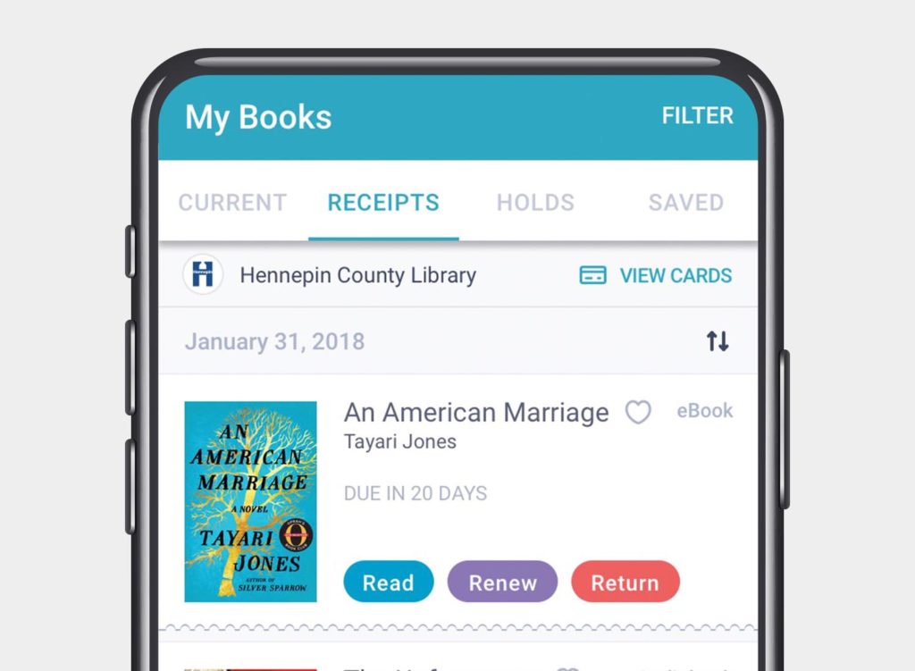 Lainaaminen mobiilisovelluksella 3 Manage you reciepts with cloudLibary assist