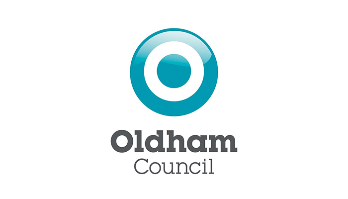 Oldham council library logo