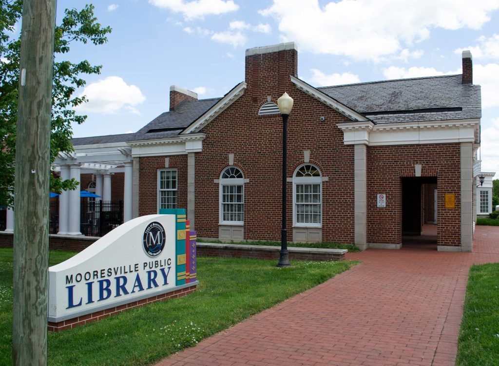 Outside of Moorville library