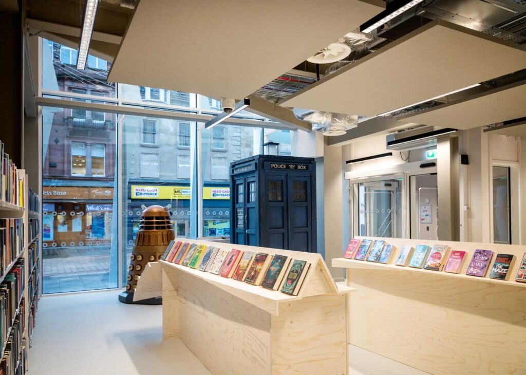 Customer Story | A Vibrant Community Hub in Paisley 6 Paisley Library interior dalek time machine | Customer Story | A Vibrant Community Hub in Paisley