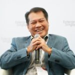 Peter Mao, CEO of Senserbot, speaking during a library technology webinar