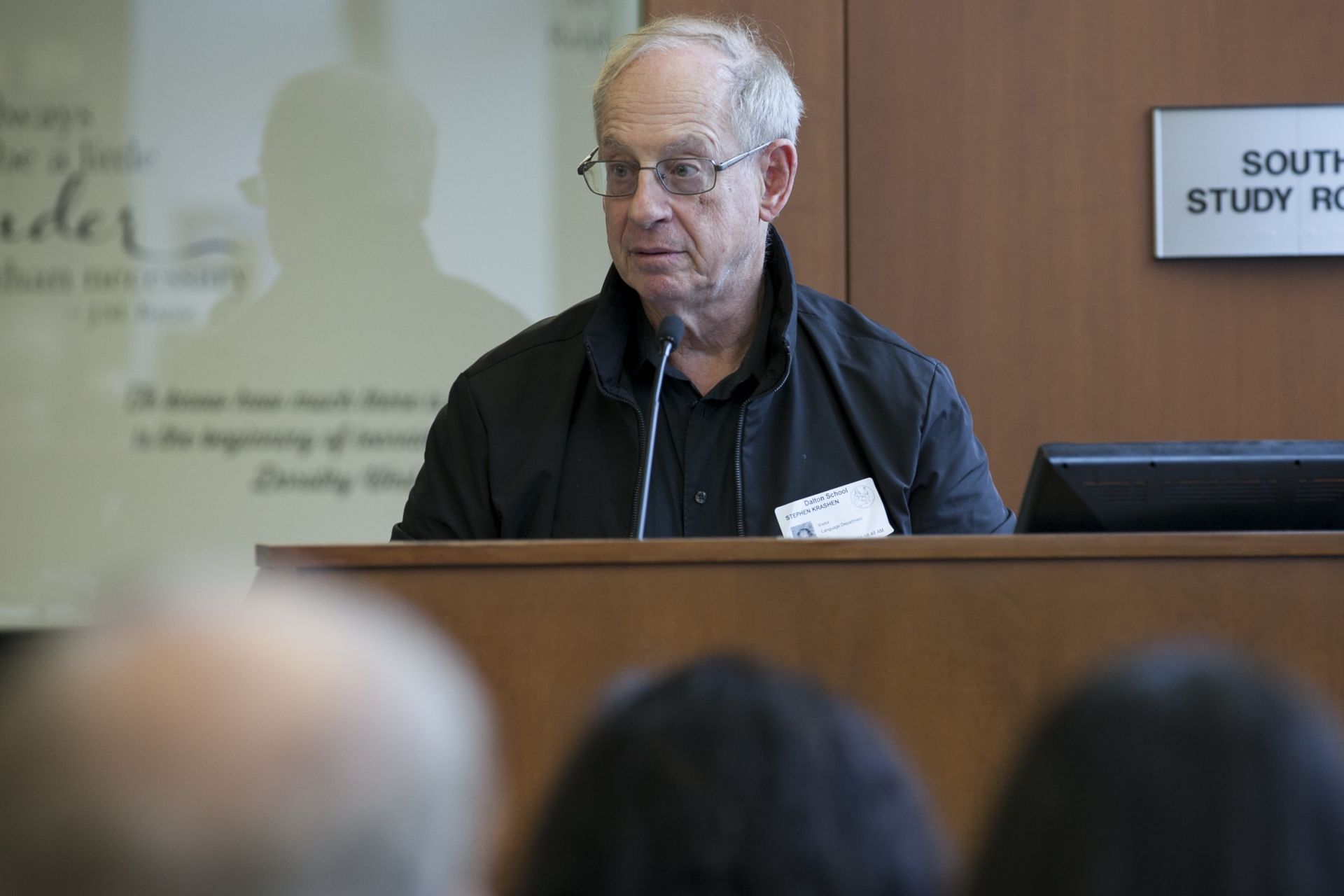 Professor Stephen Krashen | Sioux Center Public Library