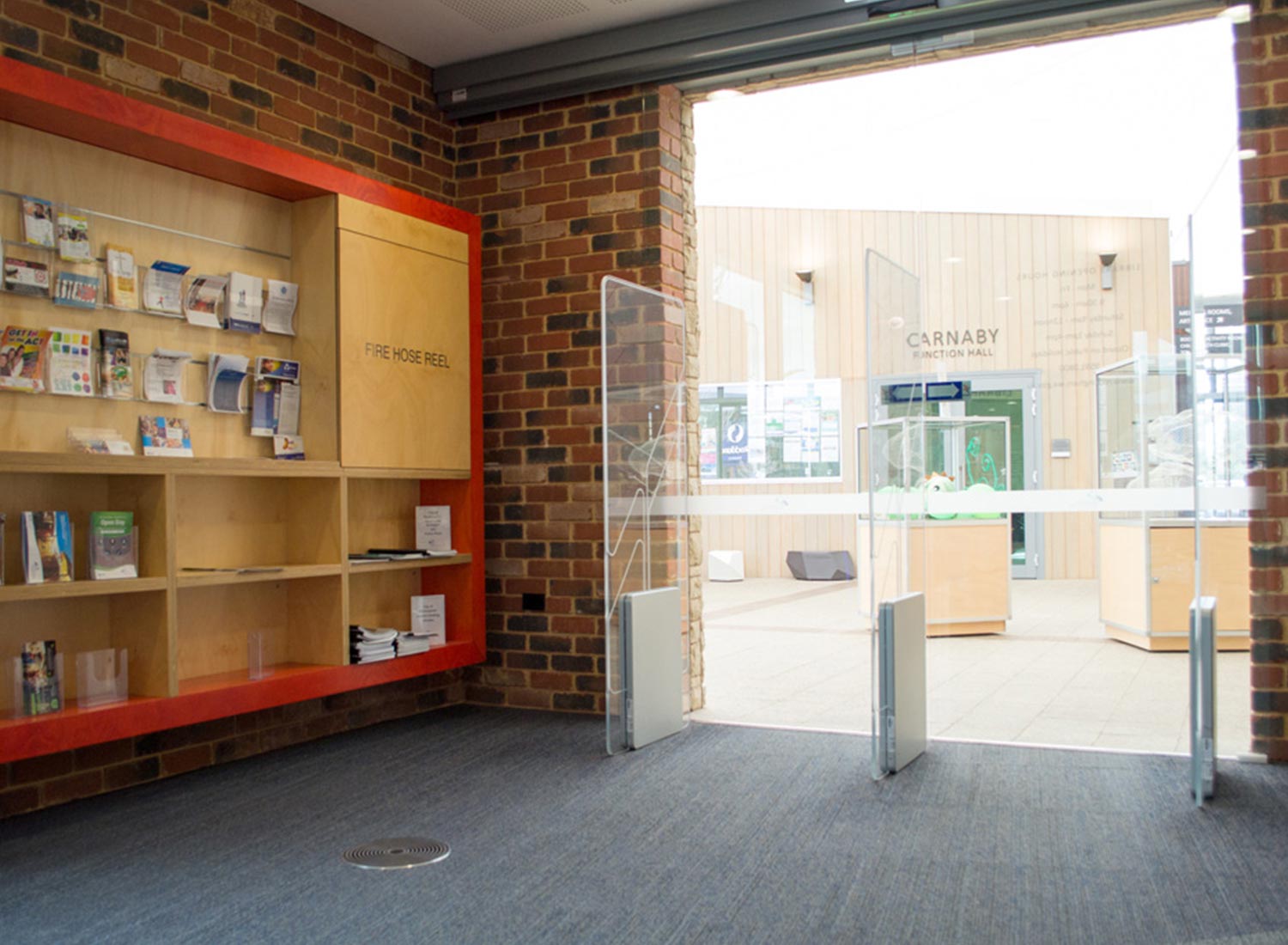 Security gates in Rockingham AU library