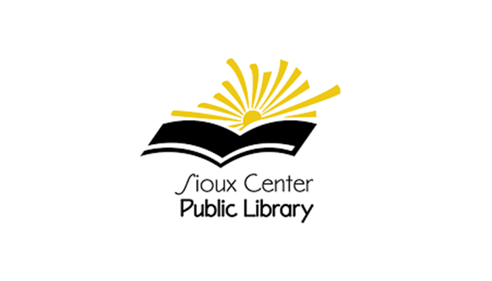 Sioux center public library logo