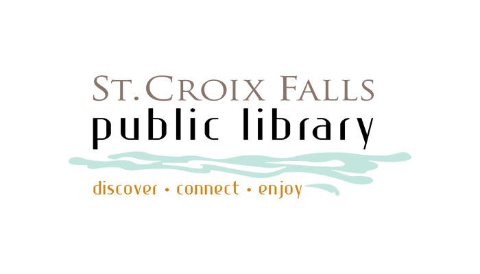 St croix falls library logo