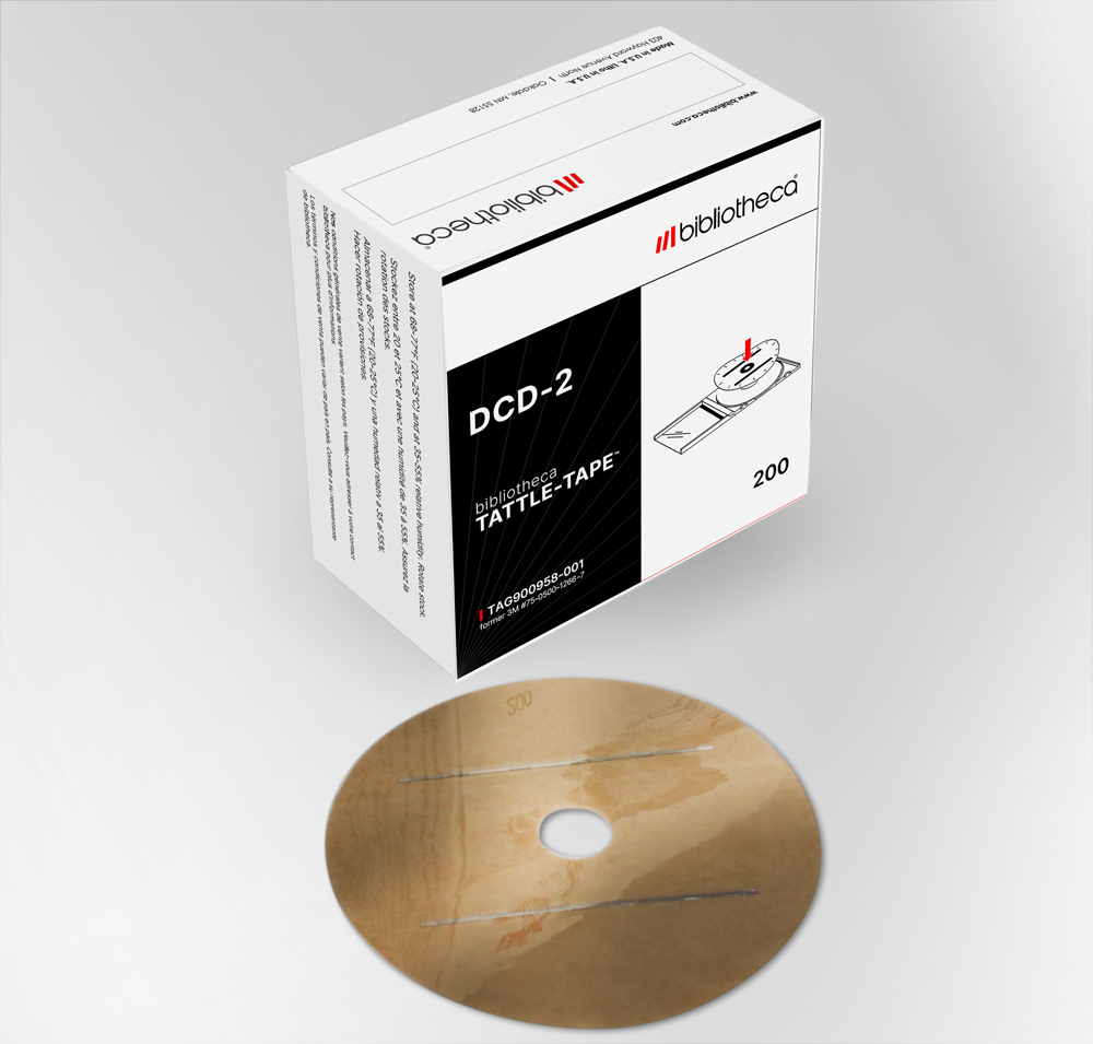 Tattle Tape Security Strips DCD 2 | Biblioteksmaterialer
