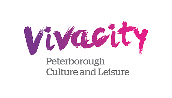 Vivacity Peteborough library logo