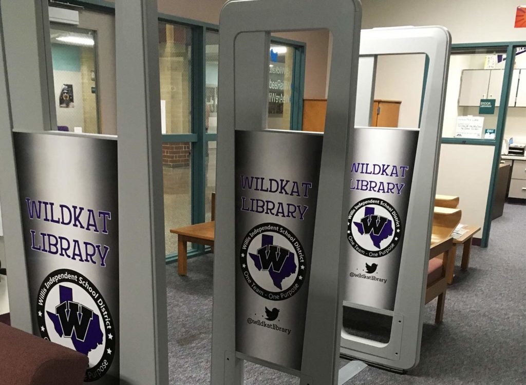 Wildkat tattletape gates willis school library