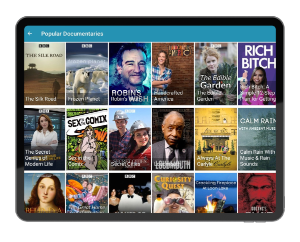 cloudLibrary streaming video - documentaries