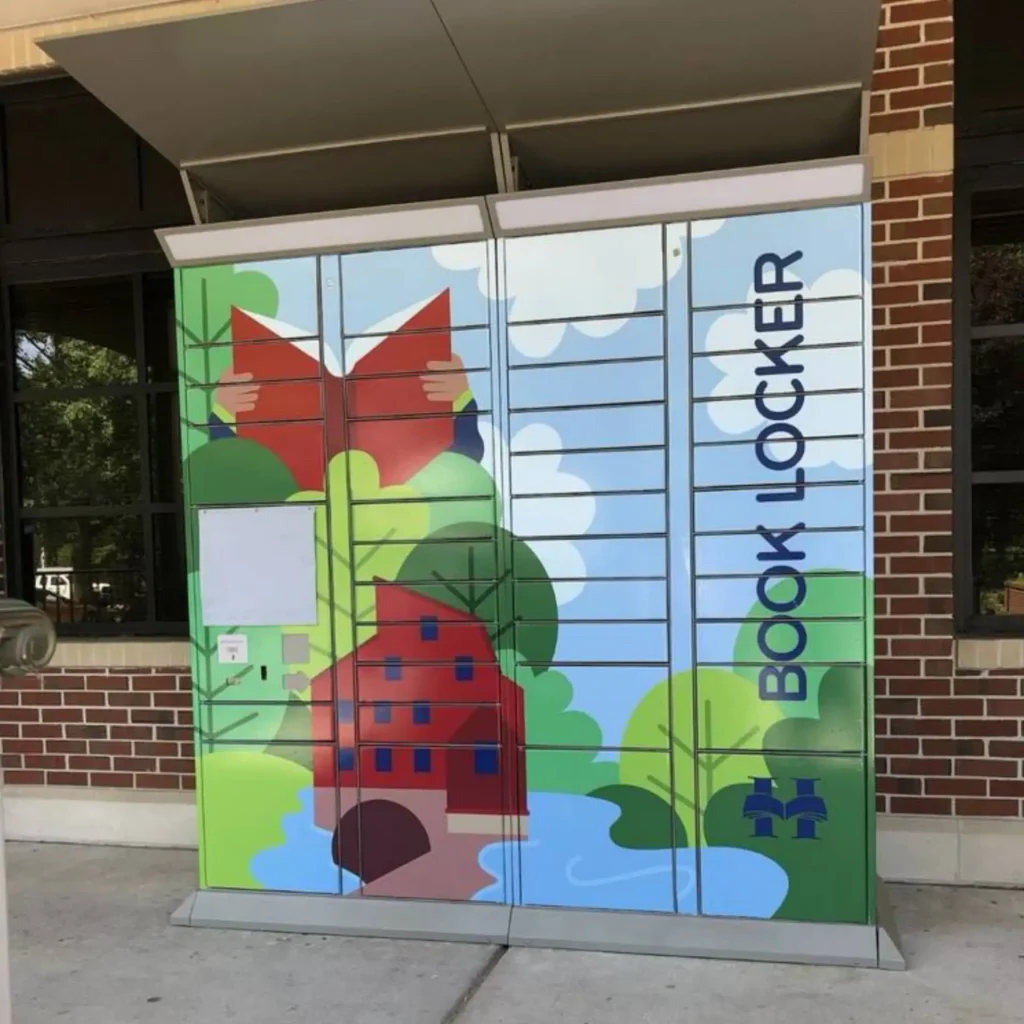 remoteLocker at Hunterdon County Library’s Hollander Branch.