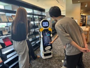 Romi Library Robot at Osaka, Japan