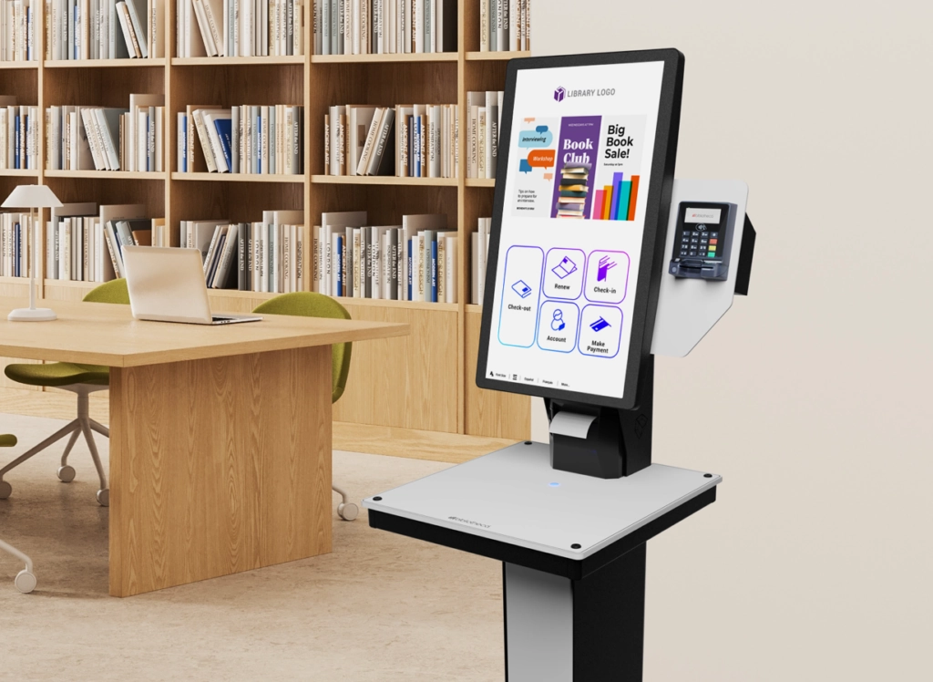 Webinar: Learning to swim in a sea of data – data literacy for librarians and their communities 9 selfCheck 2500 self-service kiosk in a modern library environment