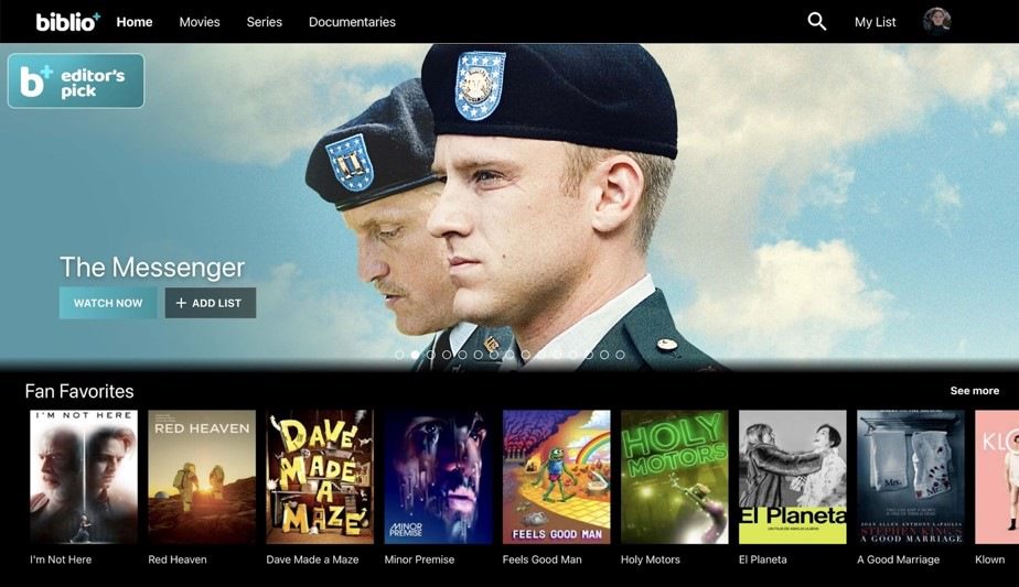 biblio+ fan favorites 1 the-messenger movie trailer